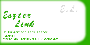 eszter link business card